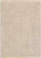 NARMA divpusējs paklājs plasticWeave Neve, krēmkrāsas sari, 70 x 100 cm cena un informācija | Paklāji | 220.lv