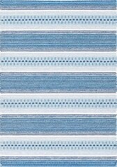 Divpusējs plasticWeave paklājs NARMA Runö, zils, 70 x 100 cm cena un informācija | Paklāji | 220.lv