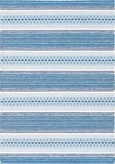 Divpusējs plasticWeave paklājs NARMA Runö, zils, 70 x 150 cm цена и информация | Ковры | 220.lv