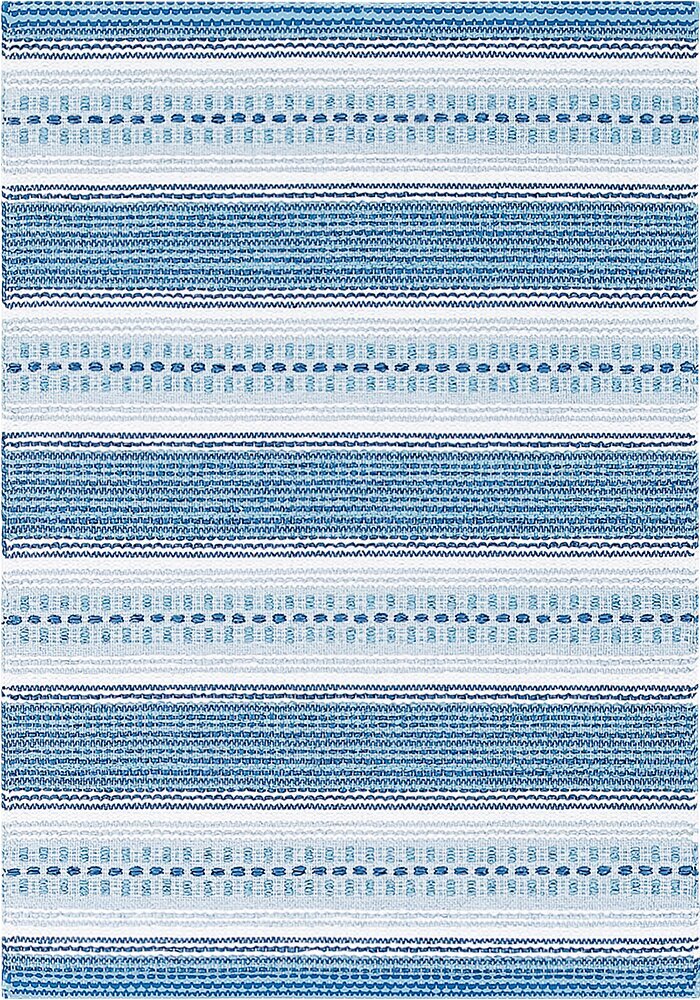 Divpusējs plasticWeave paklājs NARMA Runö, zils, 70 x 300 cm цена и информация | Paklāji | 220.lv