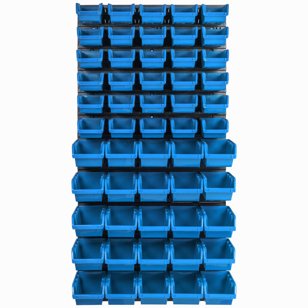Uzglabāšanas sistēmas sienas plaukts 576 x 1170 mm | 55 gab. kastes | Kraušanas kastes, teknes plaukts, uzglabāšanas tvertnes | Īpaši spēcīgi sienu paneļi | Paplašināms plaukts | Darbnīcas plaukti, noliktavas plaukti, darbnīcas sienas plaukti, plug-in pla cena un informācija | Instrumentu kastes | 220.lv