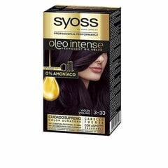 Краска без содержания аммиака Syoss Olio Intense Nº 3,22 цена и информация | Краска для волос | 220.lv