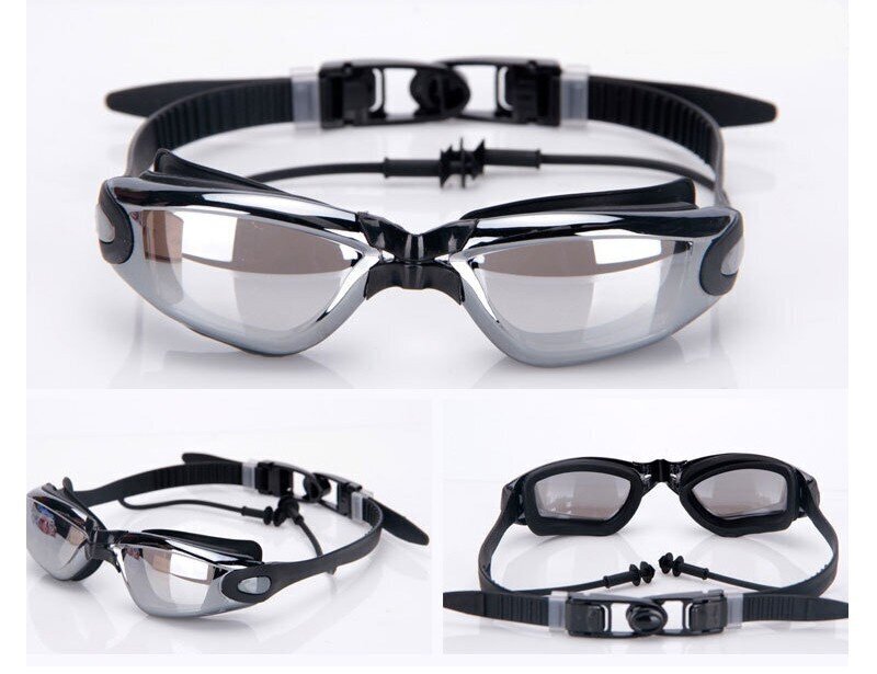 Peldēšanas brilles ar dioptrijām, -7.0 dioptriju korekcija tuvredzībai cena un informācija | Peldēšanas brilles | 220.lv