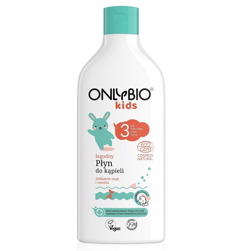 Matu šampūns bērniem Only Bio 3 g+, 500 ml cena un informācija | Bērnu kosmētika, līdzekļi jaunajām māmiņām | 220.lv