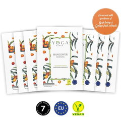 (Iepakojumā 7) 100% vegānu un zīda rīta paģiru sejas maska, Yogasuper цена и информация | Маски для лица, патчи для глаз | 220.lv