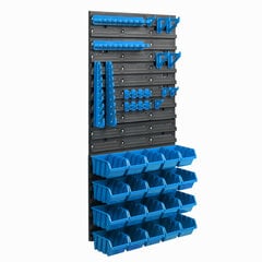 20 sakraujamas kastes ar sienas plauktu 39 x 78 cm Instrumentu turētājs cena un informācija | Instrumentu kastes | 220.lv