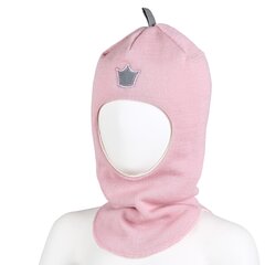 Шапка-шлем для девочек Kivat 466*19 6419580159796, светло-розовая  цена и информация | Шапки, перчатки, шарфы для девочек | 220.lv