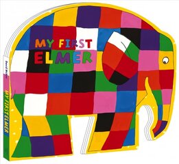 My First Elmer: Shaped Board Book цена и информация | Книги для малышей | 220.lv