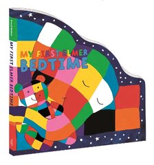 My First Elmer Bedtime: Shaped Board Book цена и информация | Книги для малышей | 220.lv