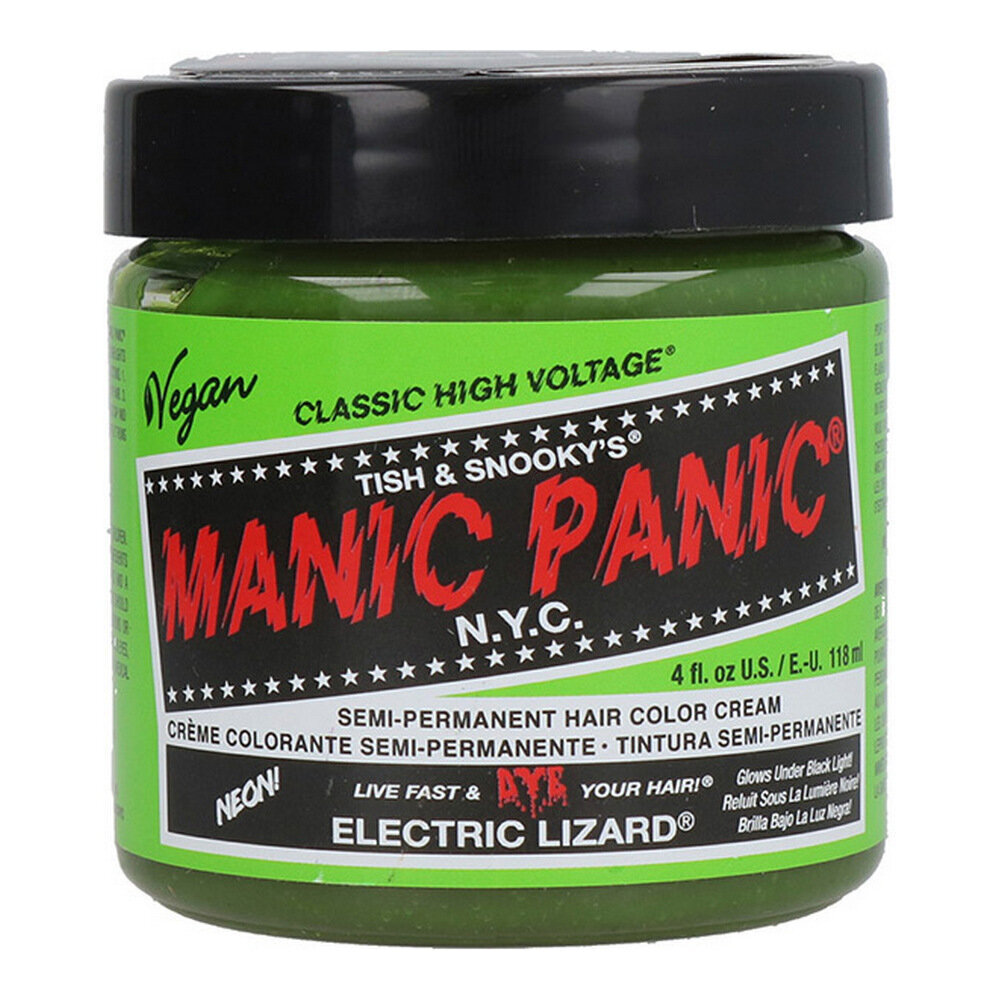 Noturīga matu krāsa Classic Manic Panic ‎HCR 11029 Electric Lizard (118 ml) cena un informācija | Matu krāsas | 220.lv