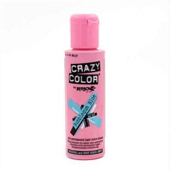 Daļēji pastāvīga matu krāsa Crazy Color Nº 63 Bubblegum Blue (100 ml) cena un informācija | Matu krāsas | 220.lv