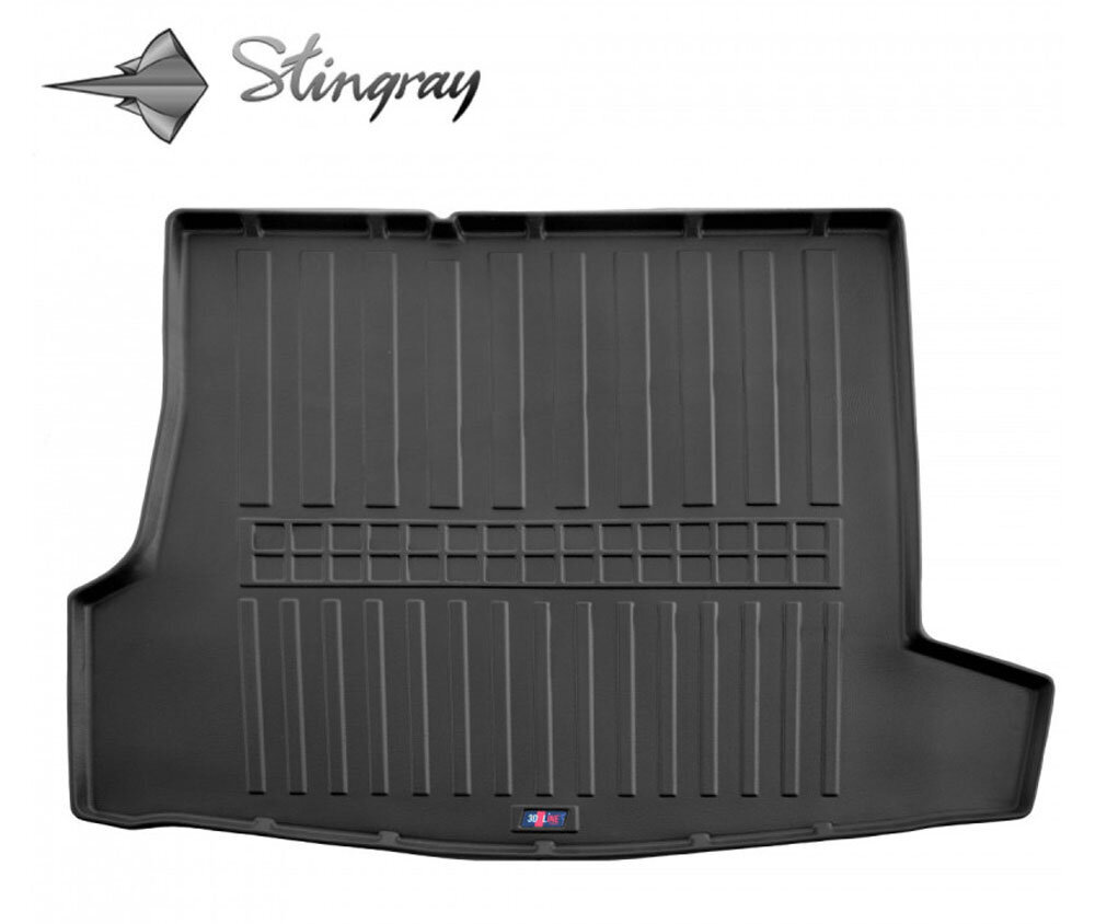 Bagāžas nodalījuma gumijas paklājiņš VOLKSWAGEN Passat B5 1996-2005, (sedan) black /6024091 cena un informācija | Bagāžnieka paklājiņi pēc auto modeļiem | 220.lv