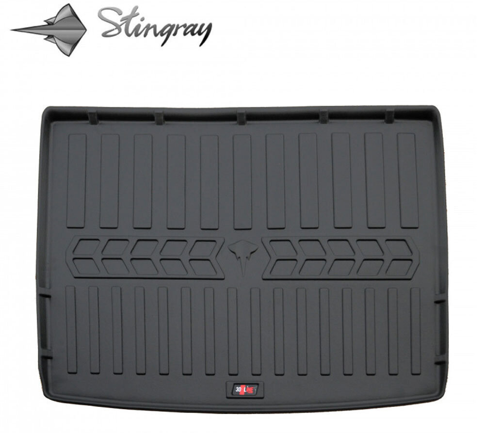 Bagāžas nodalījuma gumijas paklājiņš JEEP Cherokee KL 2013-> black /6046011 цена и информация | Bagāžnieka paklājiņi pēc auto modeļiem | 220.lv