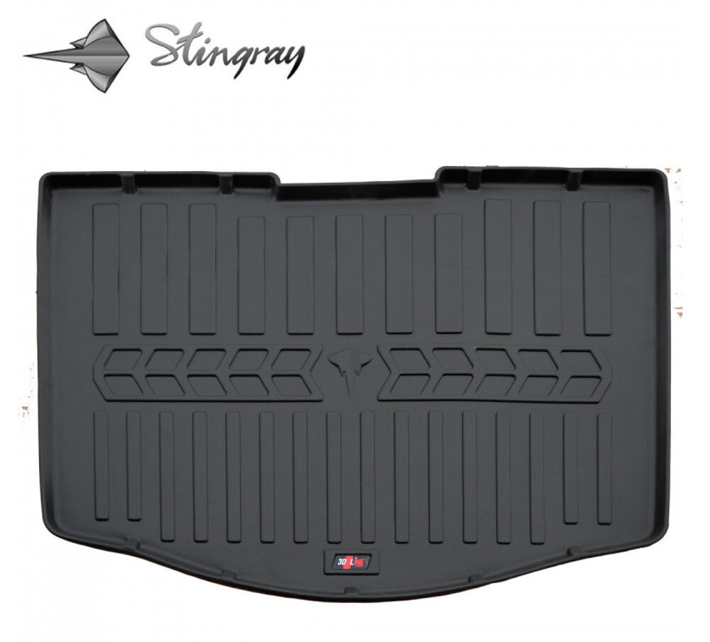 Bagāžas nodalījuma gumijas paklājiņš FORD C-Max 2003-2010 (5seats) black /6007081 cena un informācija | Bagāžnieka paklājiņi pēc auto modeļiem | 220.lv