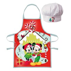 Bērnu priekšauts un cepure Christmas Mikki & Minnie cena un informācija | Virtuves dvieļi, cimdi, priekšauti | 220.lv