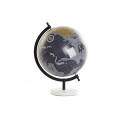 Globuss DKD Home Decor Metāls Marmors PVC (22 x 20 x 30 cm) cena un informācija | Globusi | 220.lv