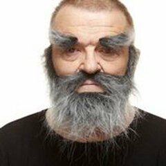 False beard My Other Me Серый цена и информация | Карнавальные костюмы, парики и маски | 220.lv