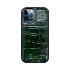 Кожаный чехол для iPhone 12 Pro Max (6,7″), зелёный цена и информация | Чехлы для телефонов | 220.lv