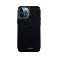 Кожаный чехол для iPhone 12 Pro Max (6,7″), чёрный цена и информация | Чехлы для телефонов | 220.lv
