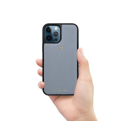 Кожаный чехол для iPhone 12 Pro Max (6,7″), светло-синий цена и информация | Чехлы для телефонов | 220.lv