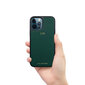 ZILLIONAIRE iPhone 12 Pro Max (6,7″) Epsom ādas apvalks – Zaļš цена и информация | Telefonu vāciņi, maciņi | 220.lv