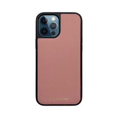 Кожаный чехол для iPhone 12 Pro Max (6,7″), розовый цена и информация | Чехлы для телефонов | 220.lv