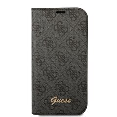 Guess PC/TPU 4G Metal Camera Outline Book Case for iPhone 14 Plus Black cena un informācija | Telefonu vāciņi, maciņi | 220.lv