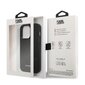 Karl Lagerfeld Saffiano Monogram Case for iPhone 14 Pro Black cena un informācija | Telefonu vāciņi, maciņi | 220.lv