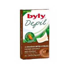 Депиляционные полоски для лица Depil Chocolate Byly (12 шт.) цена и информация | Средства для депиляции | 220.lv