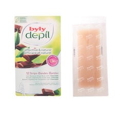 Депиляционные полоски для тела Depil Chocolate Byly (12 шт.) цена и информация | Средства для депиляции | 220.lv