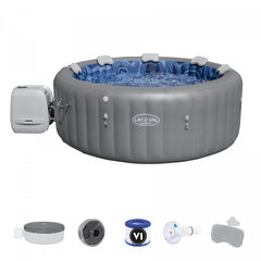 Bestway džakuzi Whirlpool Lay-Z-Spa SANTORINI ar LED, 7 personām cena un informācija | Baseini | 220.lv