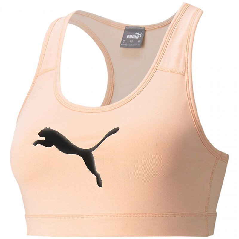 Sieviešu sporta krūšturis, Bra Puma Mid Impact 4Keeps 520304 17, persiku krāsas cena un informācija | Sporta apģērbs sievietēm | 220.lv