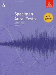 Specimen Aural Tests, Grade 6: new edition from 2011 New edition цена и информация | Рабочие тетради | 220.lv