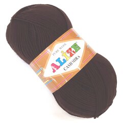 Пряжа для вязания Alize Pure Wool Cashmira 100 г, цвет коричневый 92RU цена и информация | Принадлежности для вязания | 220.lv