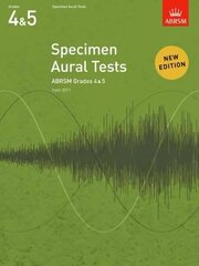 Specimen Aural Tests, Grades 4 & 5: new edition from 2011 New edition cena un informācija | Mākslas grāmatas | 220.lv