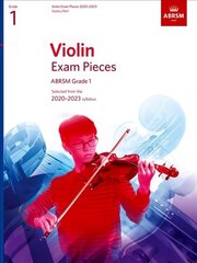 Violin Exam Pieces 2020-2023, ABRSM Grade 1, Score & Part: Selected from the 2020-2023 syllabus cena un informācija | Mākslas grāmatas | 220.lv