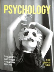 Psychology: Third European Edition 3rd ed. 2020 cena un informācija | Sociālo zinātņu grāmatas | 220.lv