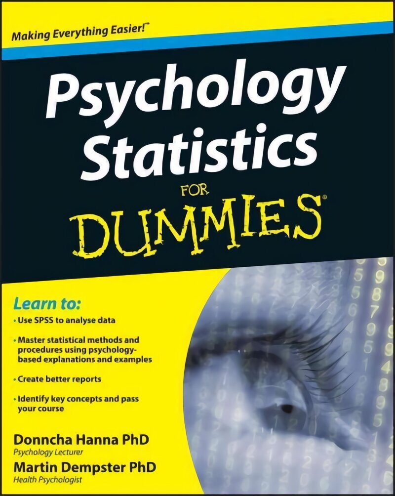 Psychology Statistics For Dummies цена и информация | Sociālo zinātņu grāmatas | 220.lv