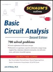 Schaum's Outline of Basic Circuit Analysis, Second Edition 2nd edition cena un informācija | Sociālo zinātņu grāmatas | 220.lv