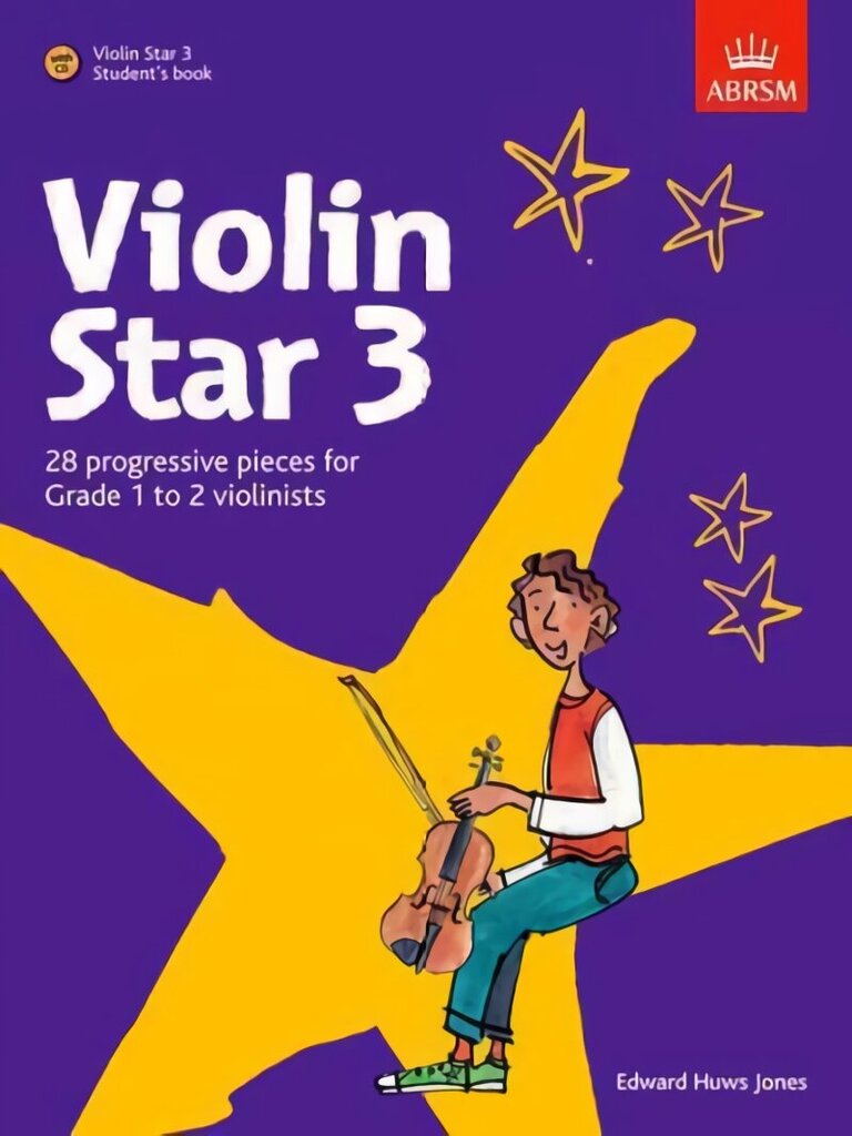 Violin Star 3, Student's book, with CD cena un informācija | Mākslas grāmatas | 220.lv