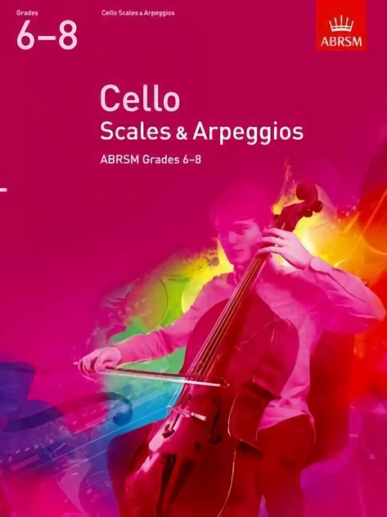 Cello Scales & Arpeggios, ABRSM Grades 6-8: from 2012 cena un informācija | Mākslas grāmatas | 220.lv