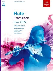 Flute Exam Pack from 2022, ABRSM Grade 4: Selected from the syllabus from 2022. Score & Part, Audio Downloads, Scales   & Sight-Reading цена и информация | Книги об искусстве | 220.lv