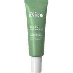 Babor matējošs krēms-gels bez eļļas Oil-Free Matte Effect Gel-Cream, 50 ml цена и информация | Кремы для лица | 220.lv