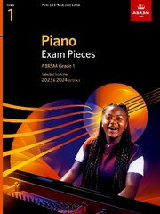 Piano Exam Pieces 2023 & 2024, ABRSM Grade 1: Selected from the 2023 & 2024 syllabus cena un informācija | Mākslas grāmatas | 220.lv