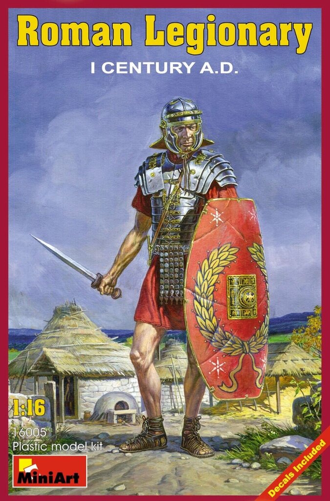 Līmējams modelis  MiniArt 16005 Roman Legionary. I century A. D. 1/16 цена и информация | Līmējamie modeļi | 220.lv