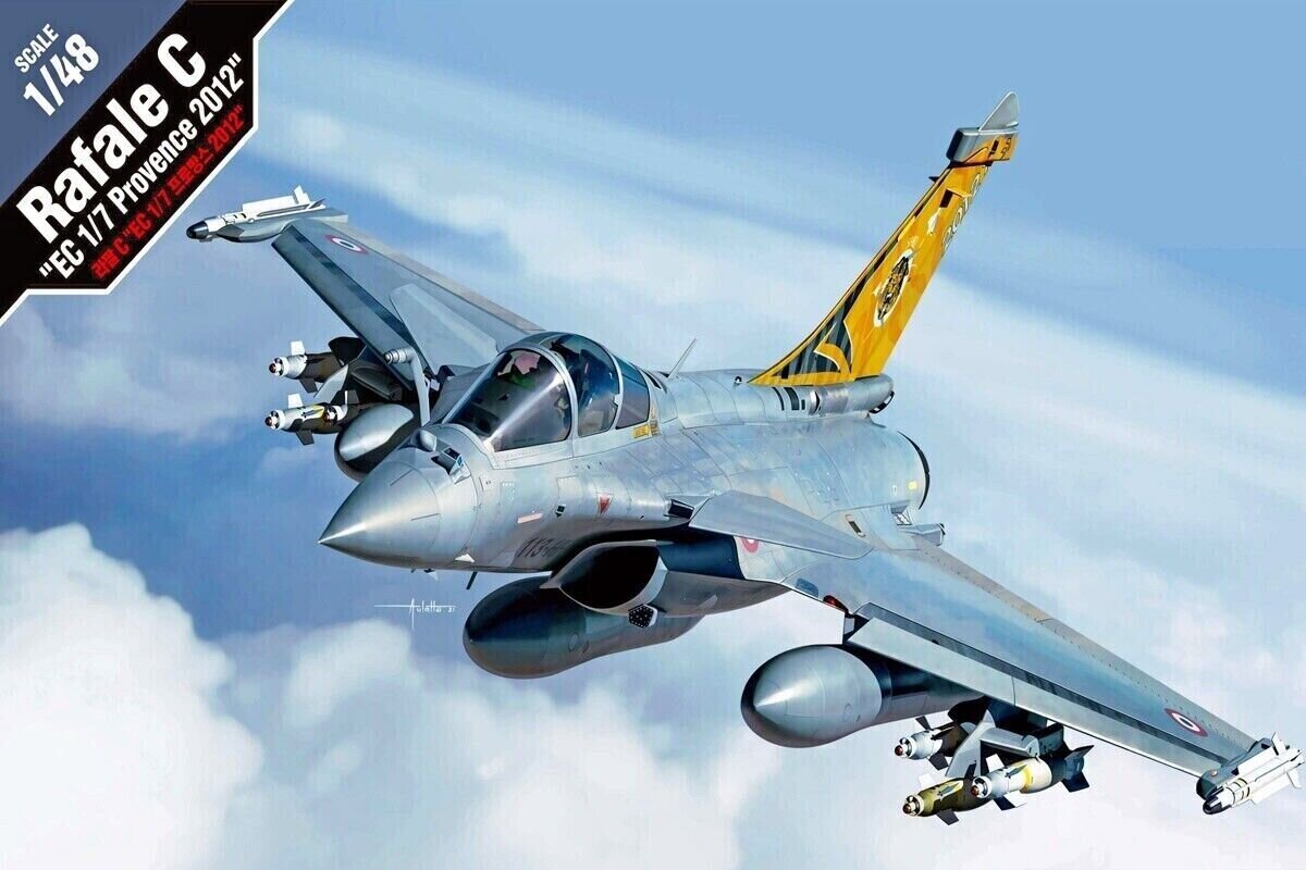 Līmējams modelis  Academy 12346 Rafale C EC 1/7 Provence 2012 1/48 цена и информация | Līmējamie modeļi | 220.lv