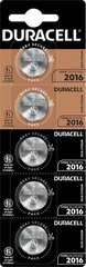 Батарейка дисковая Duracell, CR2016 (DL2016), 1шт. цена и информация | Батарейки | 220.lv