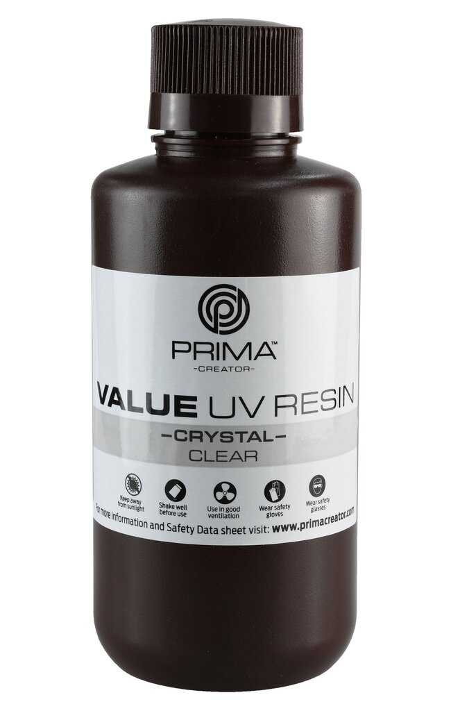 PrimaCreator Value Crystal UV sveķi - 500 ml - caurspīdīgi цена и информация | Smart ierīces un piederumi | 220.lv