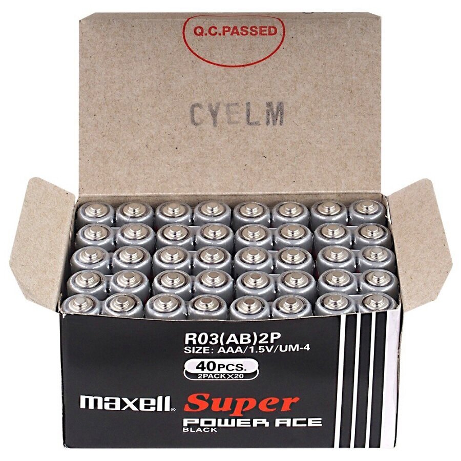 Baterijas Maxell Zinc, AAA (R03), 2 gab. цена и информация | Baterijas | 220.lv