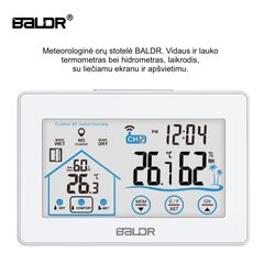 Meteoroloģiskā stacija Baldr (āra sensors ar displeju) цена и информация | Метеорологические станции, термометры | 220.lv